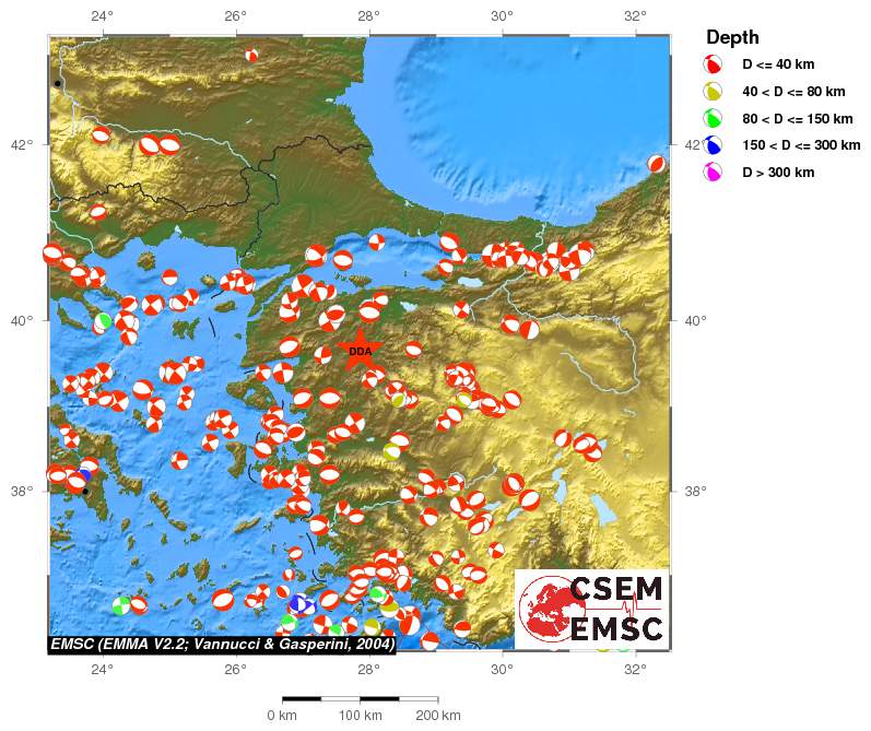 Regional moment Tensor