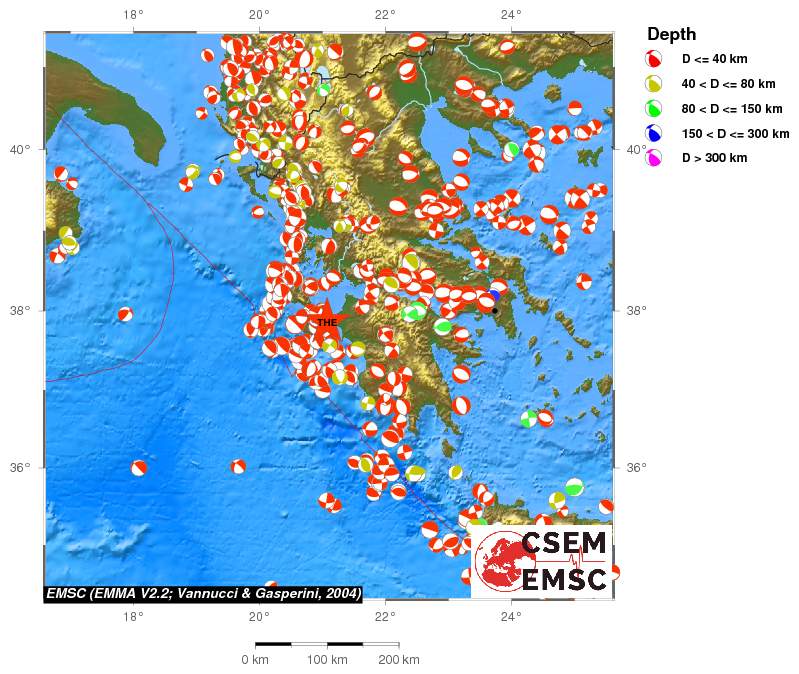 Regional moment Tensor