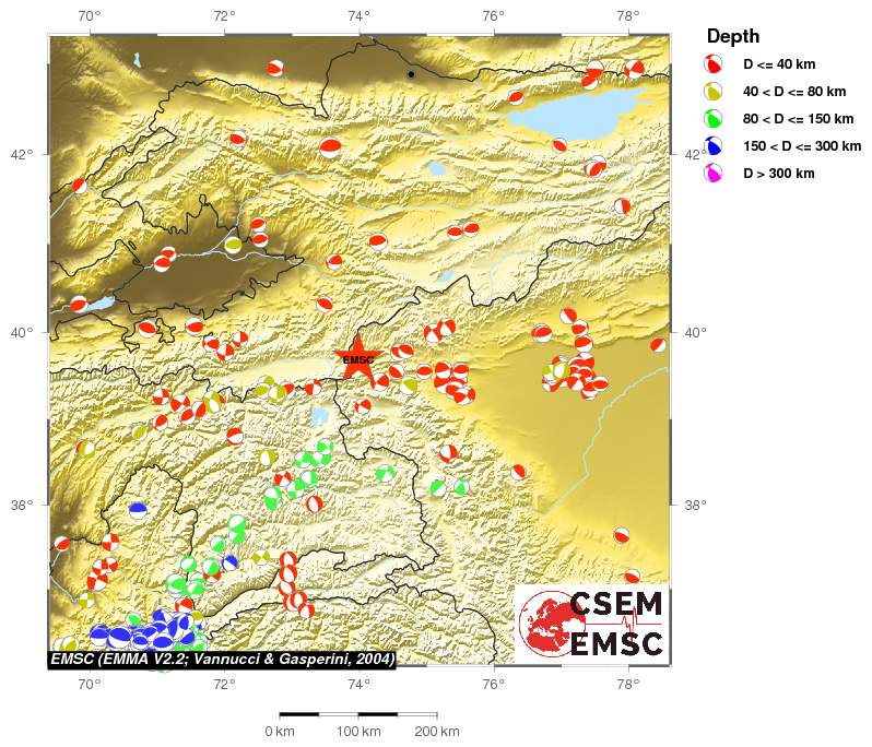 Regional moment Tensor