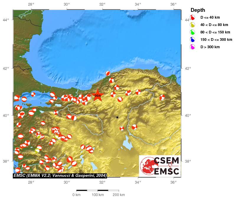 Regional moment Tensor