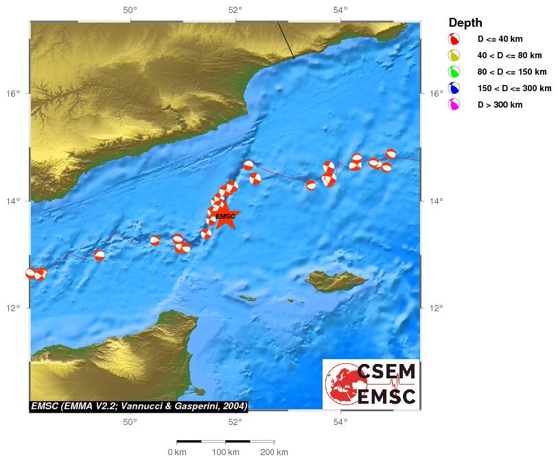 Regional moment Tensor