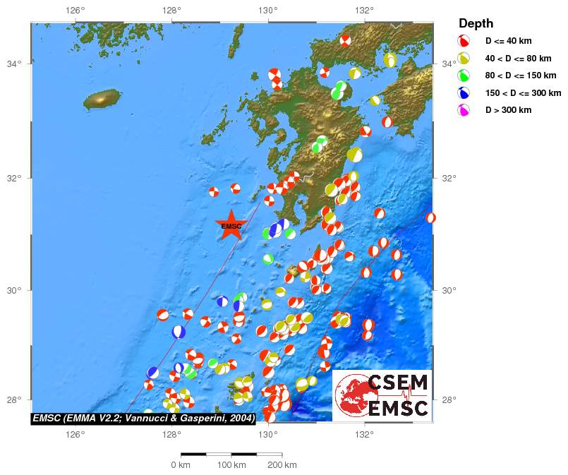 Regional moment Tensor