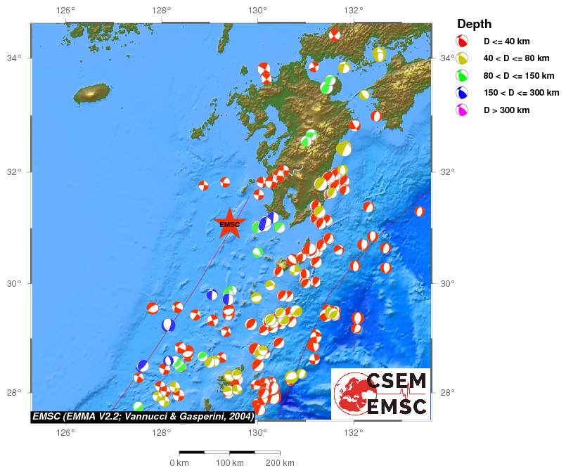 Regional moment Tensor