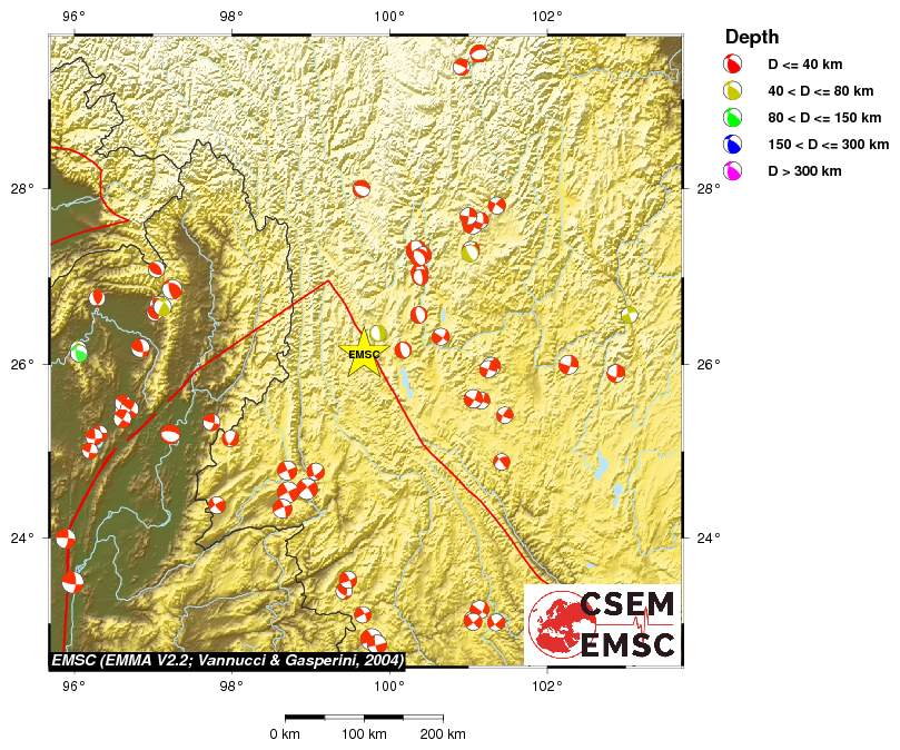 Regional moment Tensor