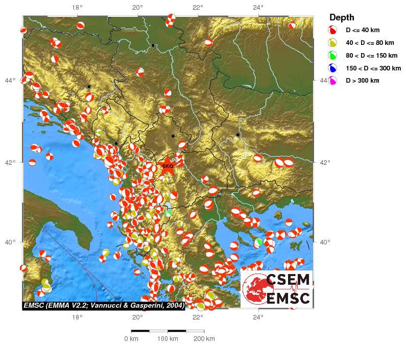 Regional moment Tensor
