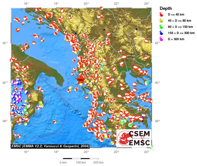 Regional moment Tensor