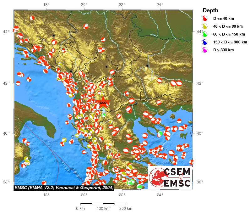 Regional moment Tensor