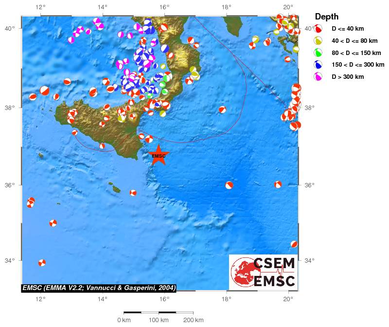 Regional moment Tensor