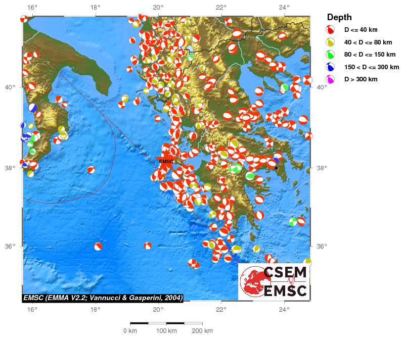 Regional moment Tensor