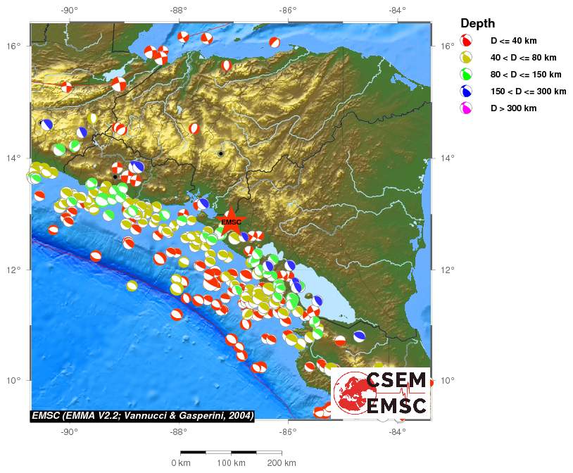 Regional moment Tensor
