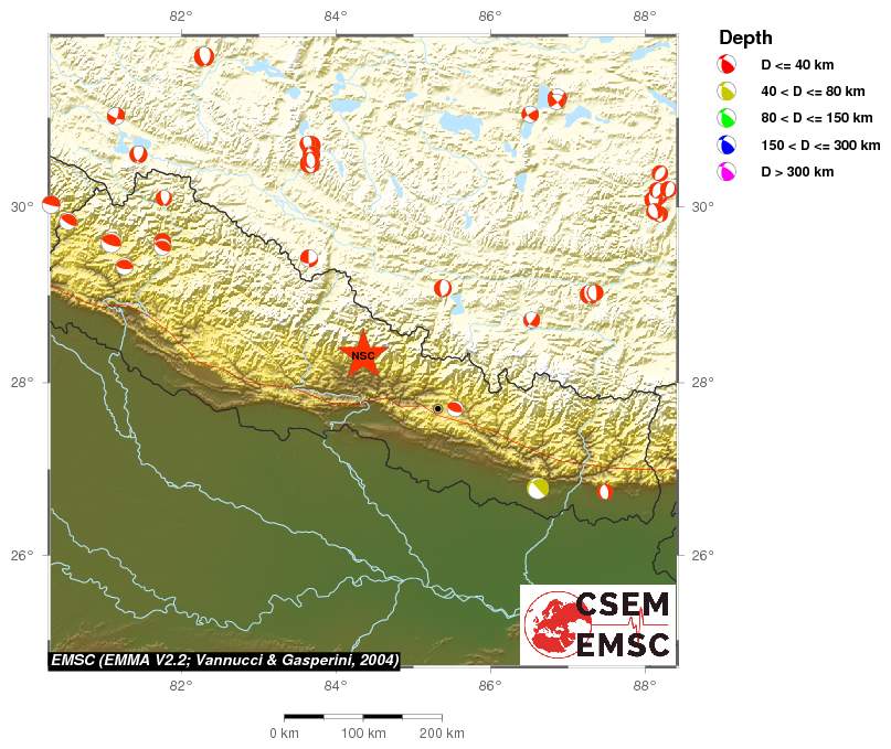 Regional moment Tensor