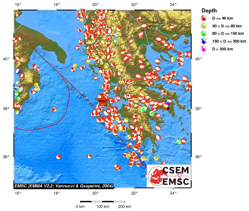 Regional moment Tensor