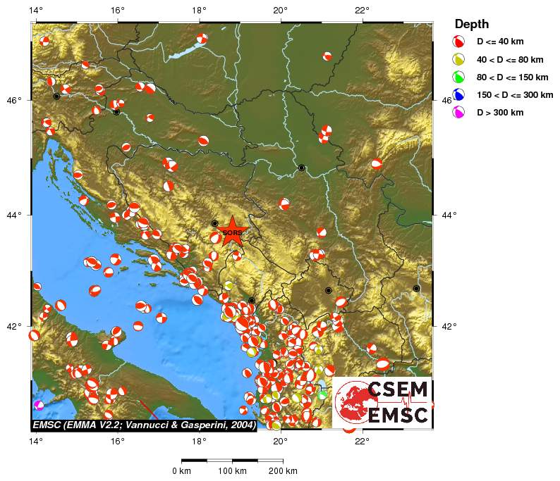 Regional moment Tensor