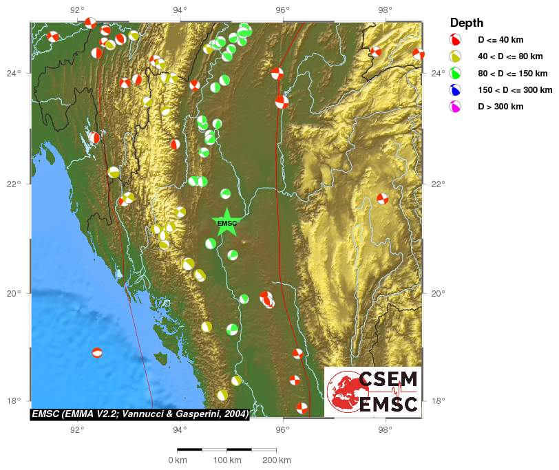 Regional moment Tensor