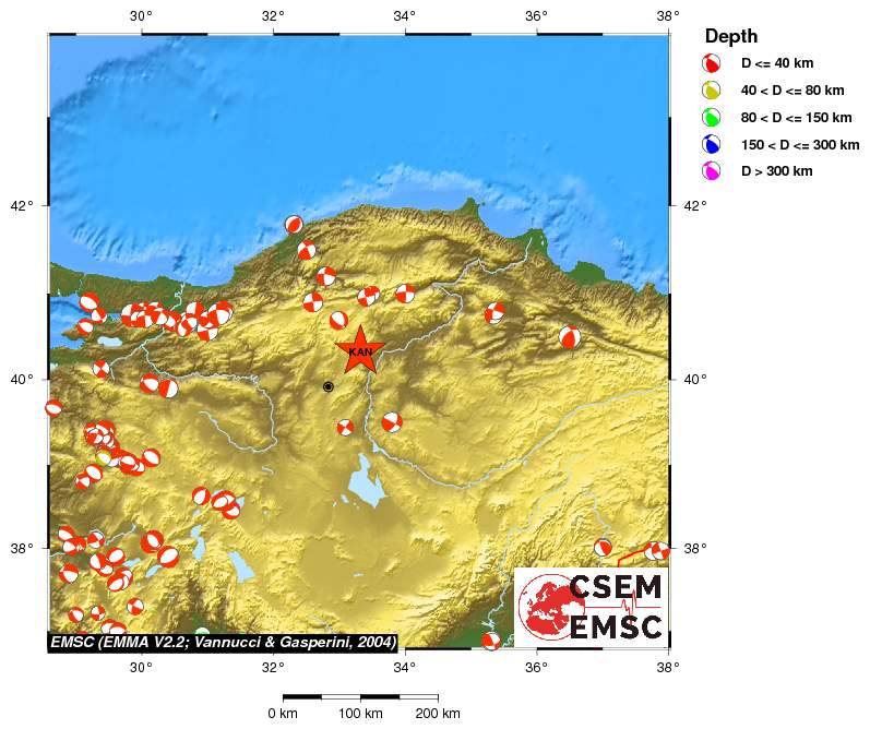 Regional moment Tensor