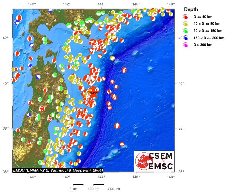 Regional moment Tensor