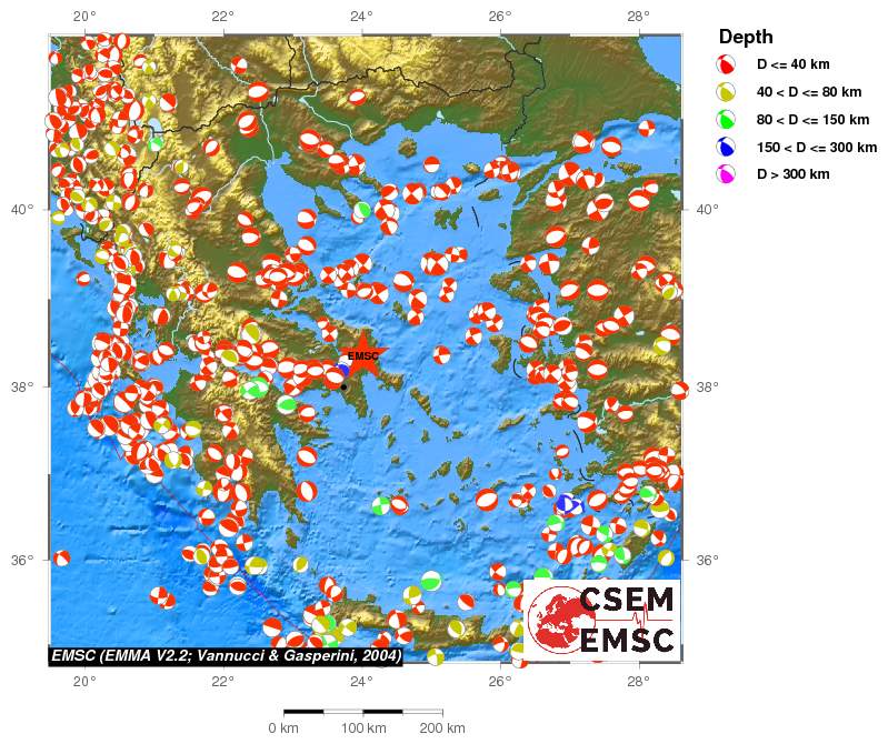 Regional moment Tensor