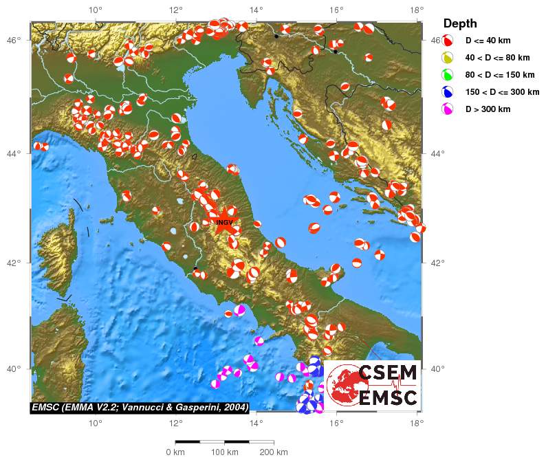 Regional moment Tensor