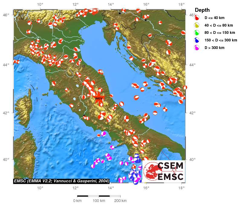 Regional moment Tensor