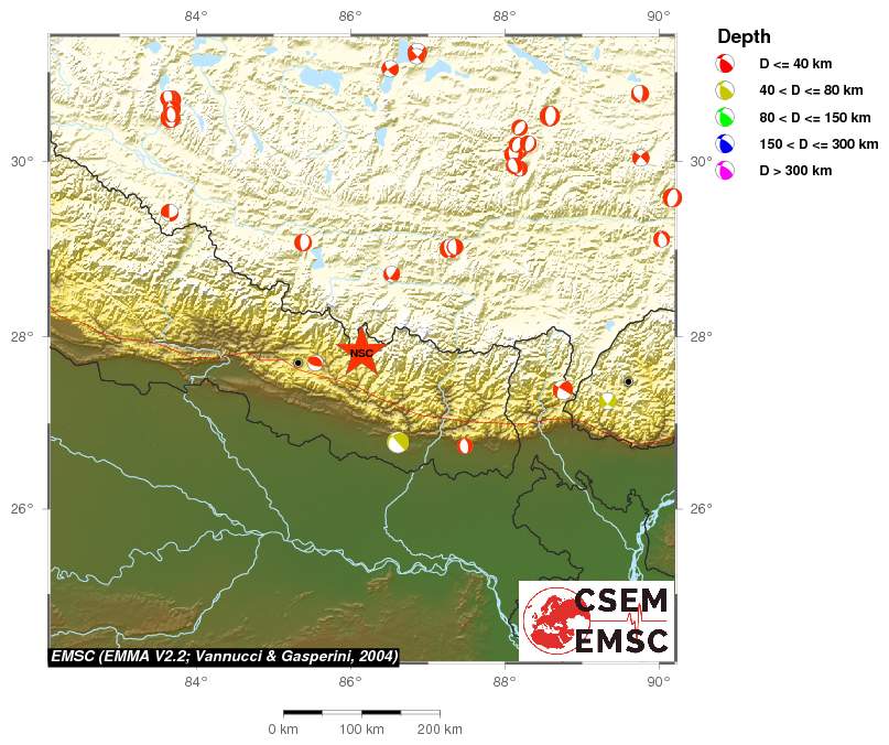 Regional moment Tensor