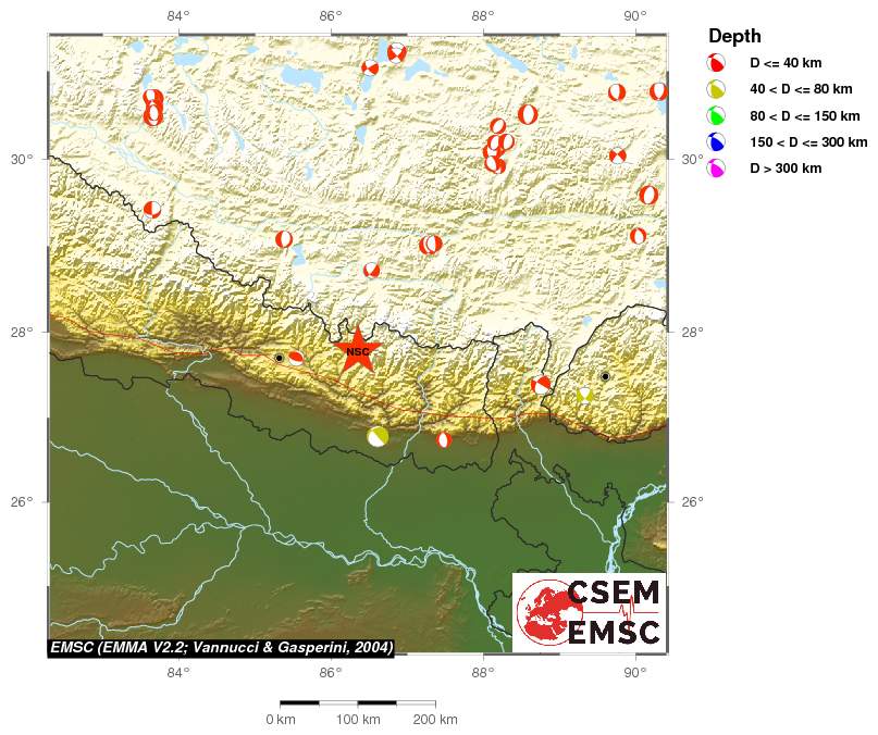 Regional moment Tensor