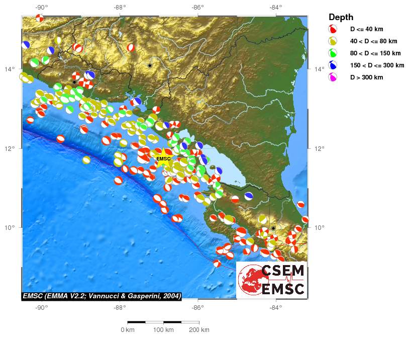 Regional moment Tensor