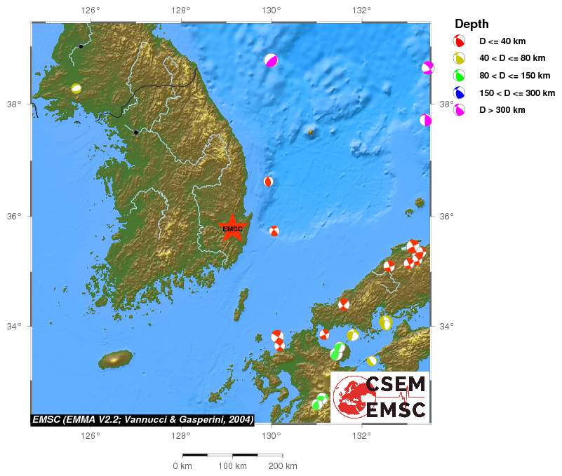 Regional moment Tensor