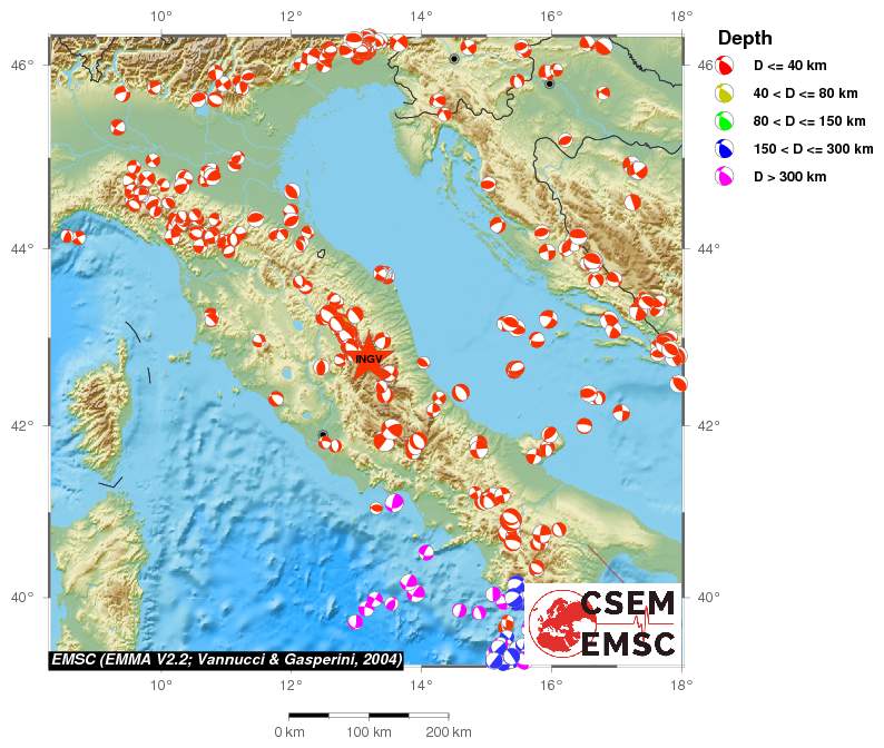 Regional moment Tensor