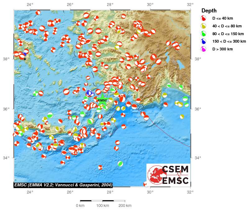 Regional moment Tensor
