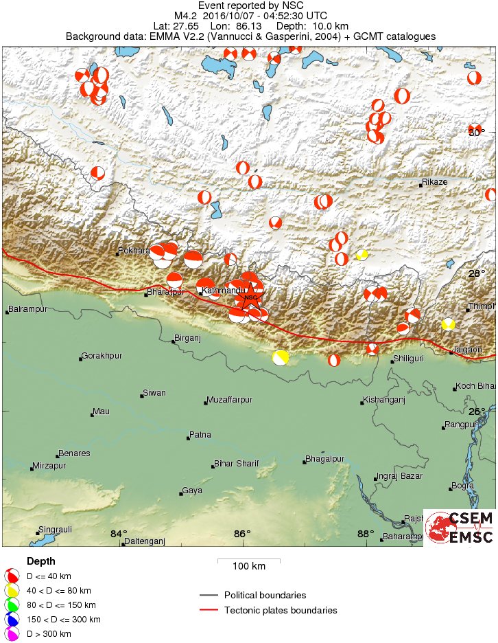 Regional moment Tensor