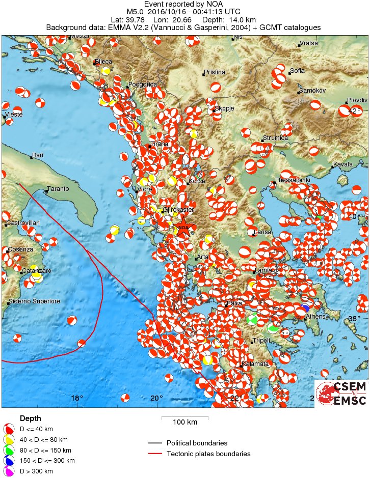 Regional moment Tensor