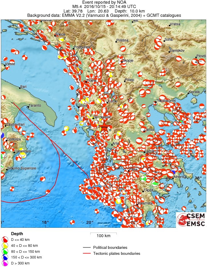 Regional moment Tensor