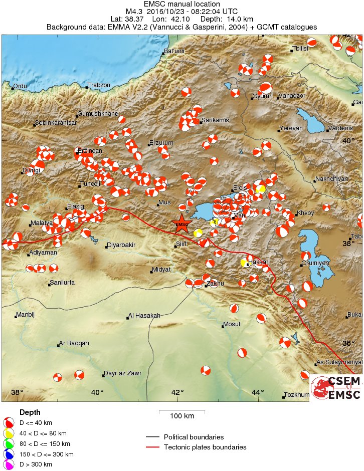 Regional moment Tensor