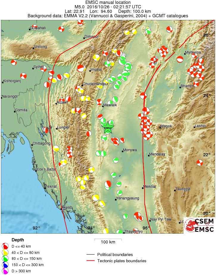 Regional moment Tensor