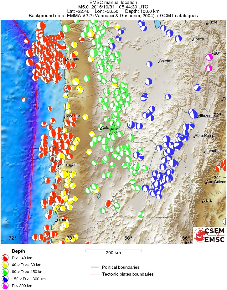 Regional moment Tensor