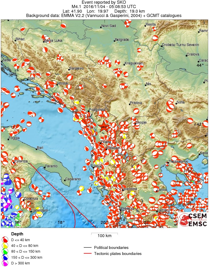 Regional moment Tensor