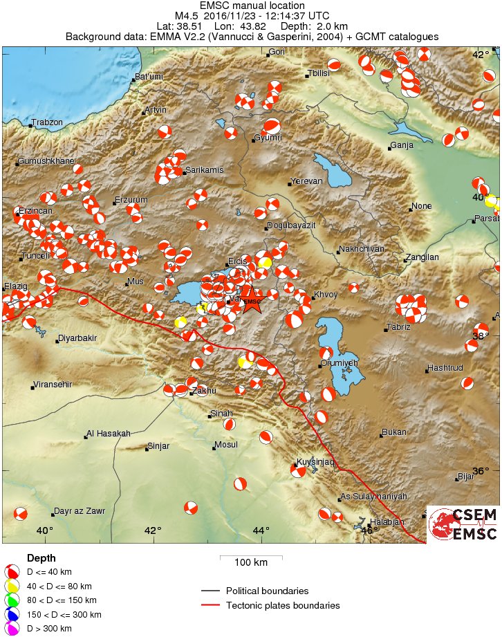 Regional moment Tensor