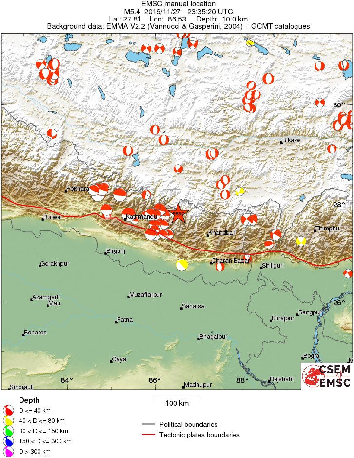 Regional moment Tensor