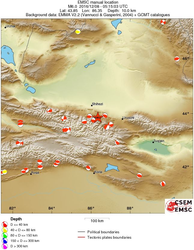 Regional moment Tensor