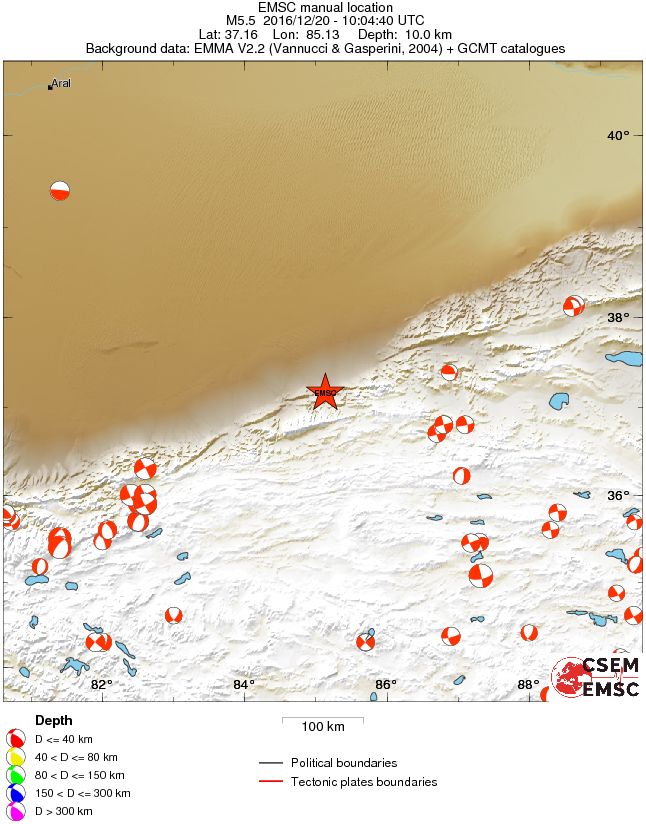 Regional moment Tensor
