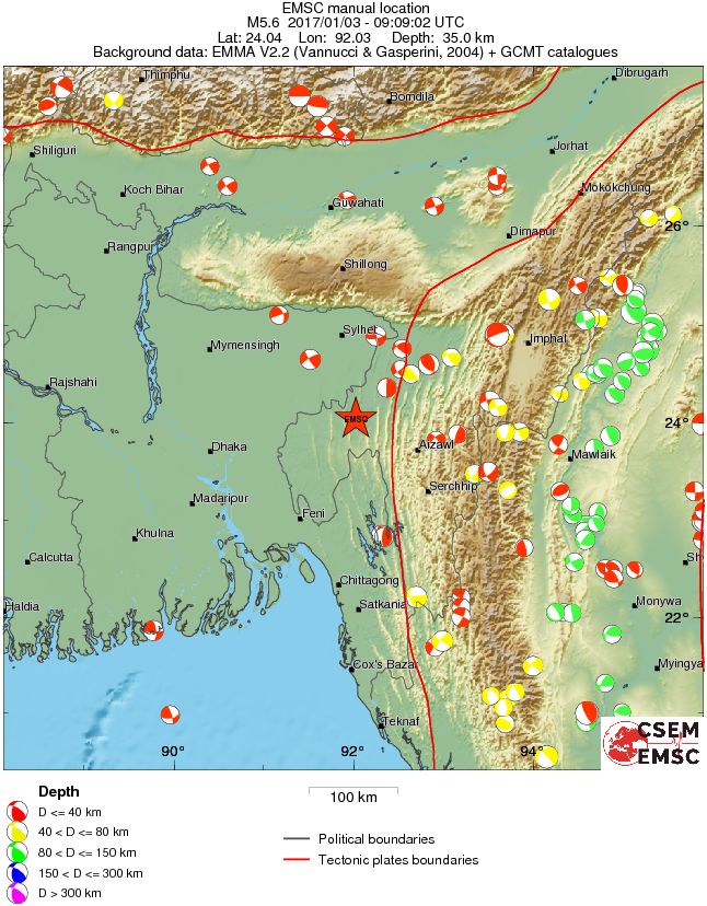 Regional moment Tensor