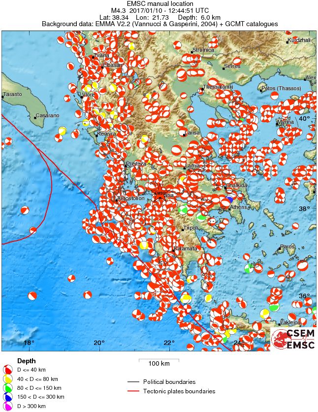 Regional moment Tensor