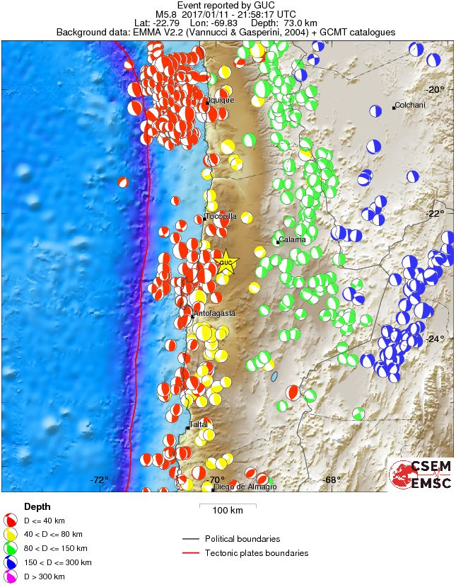 Regional moment Tensor