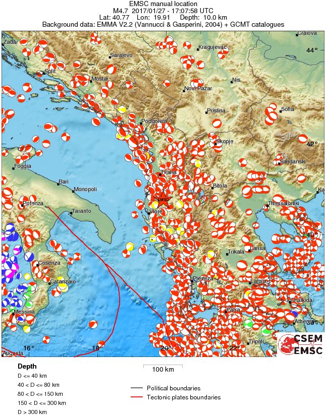 Regional moment Tensor