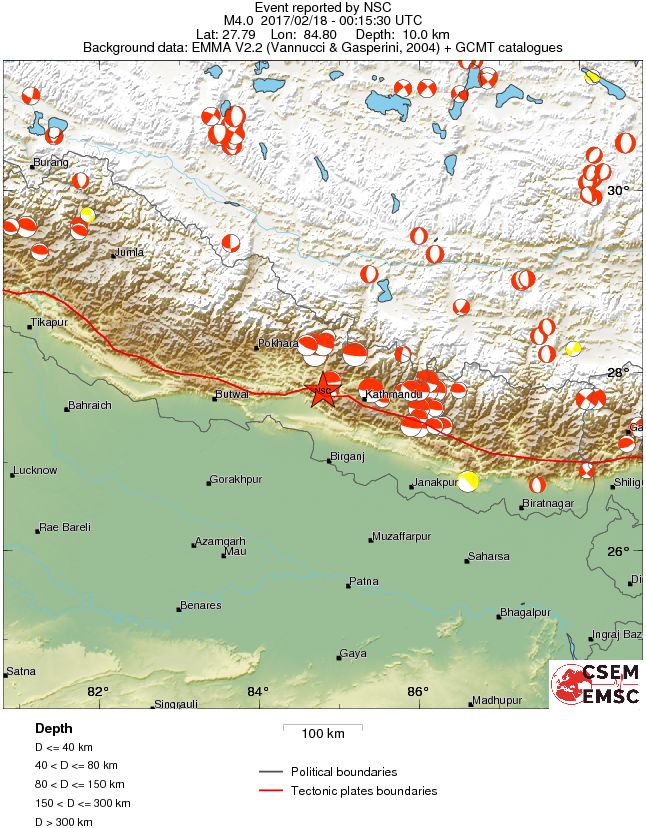 Regional moment Tensor