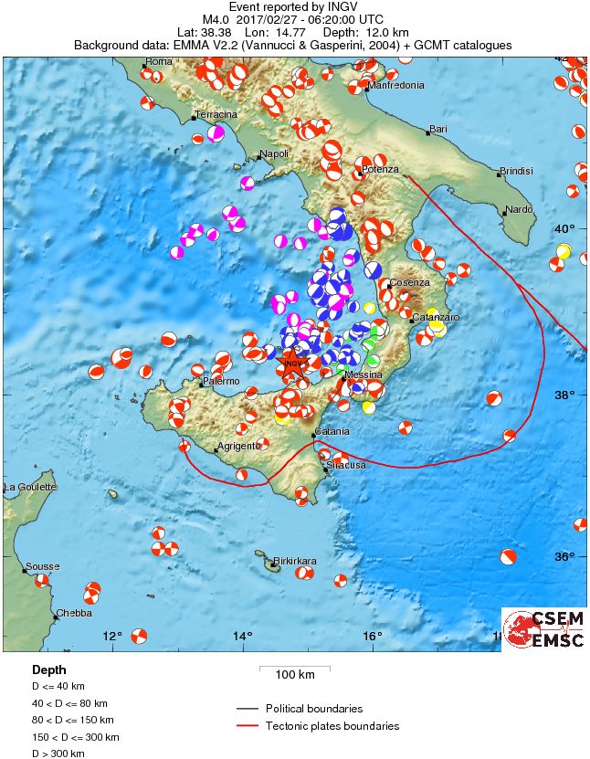 Regional moment Tensor