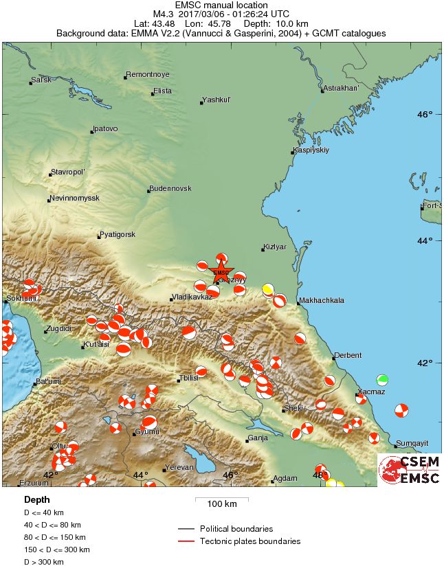 Regional moment Tensor