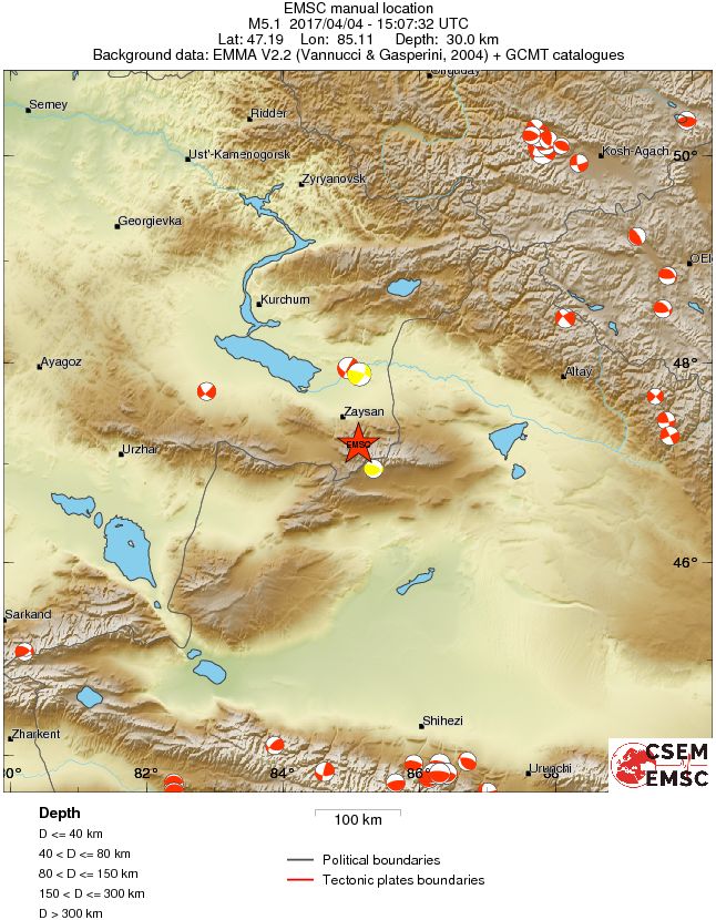 Regional moment Tensor