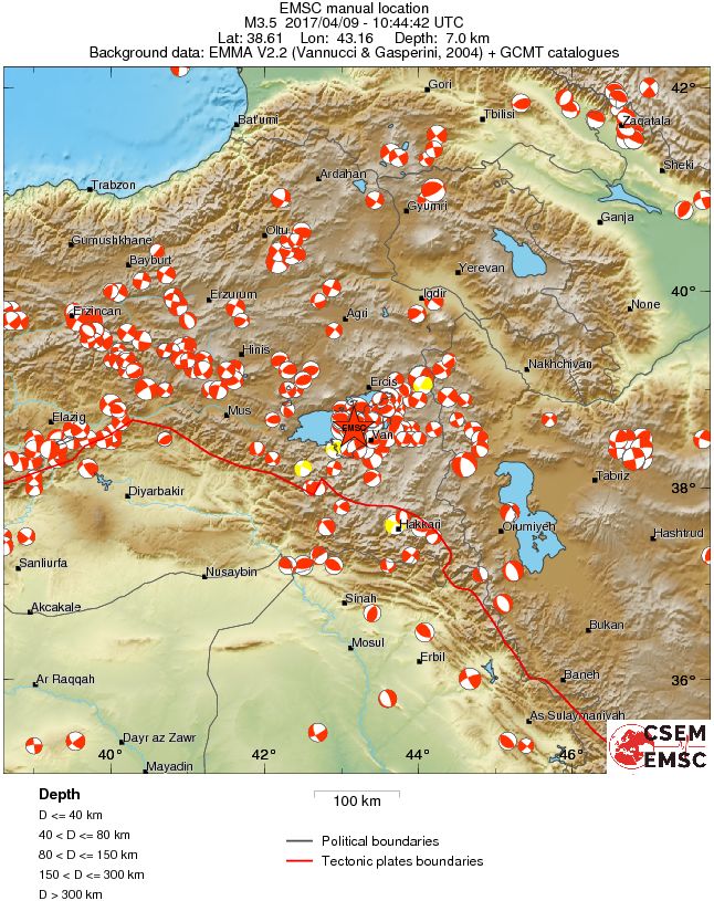 Regional moment Tensor