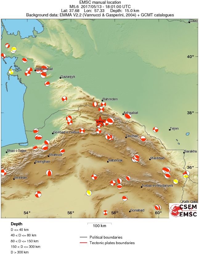 Regional moment Tensor